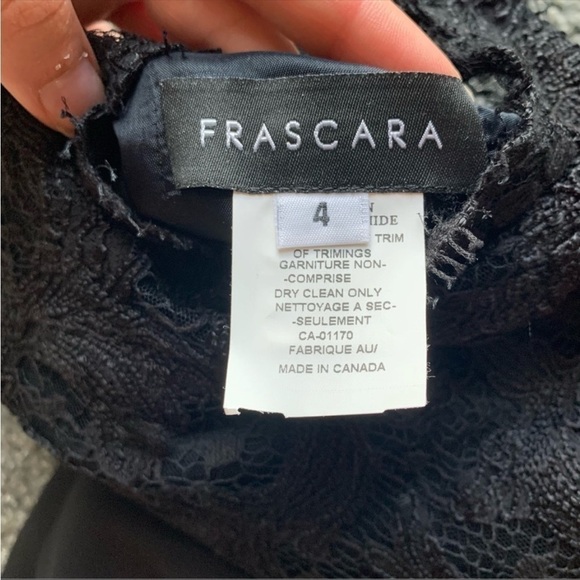 Frascara lace short sleeve flounce dress - Picture 4 of 8